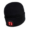 Шапка B028BKR Portwest з LED фонариком, черная